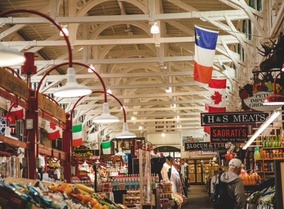 A farmer's market in Saint John