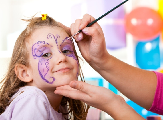 Child with Facepaint