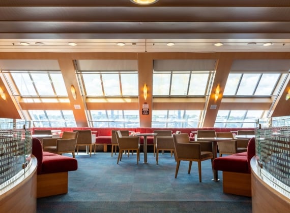Seating area on board MV Fundy Rose
