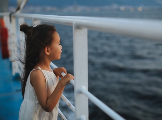 Little Girl on the Ferry