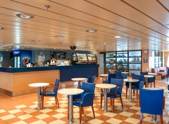 The Midship Café on the MV Fundy Rose