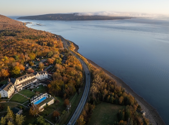 An aerial view of Digby Pines Golf Resort & Spa