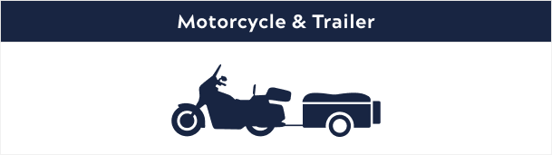 Motorcycle with Trailer